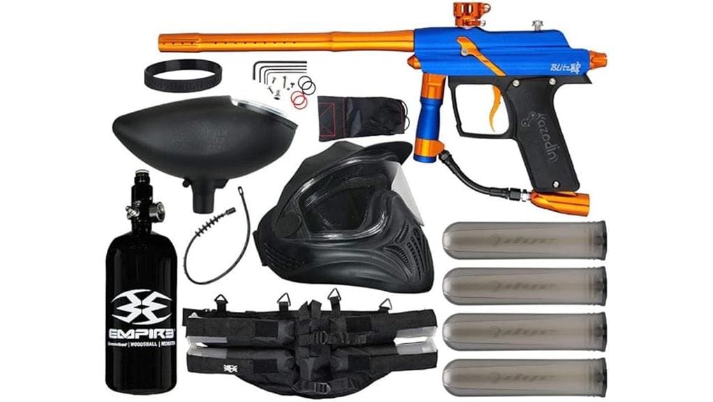 compact fast paced paintball marker
